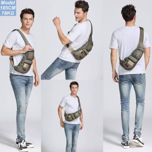 nicgid sling bag army Green