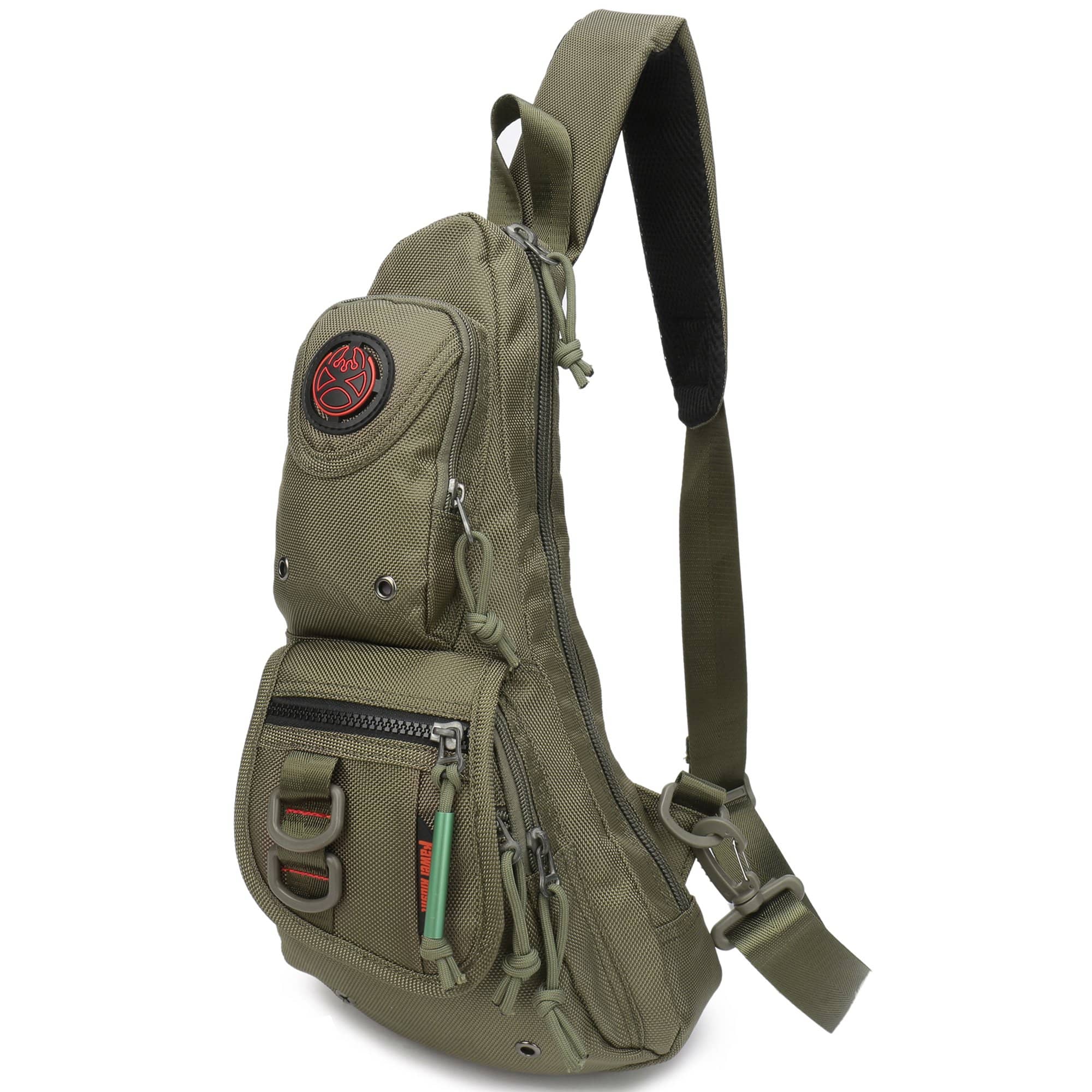 Sling Chest Bag Shoulder Crossbody Army-Green