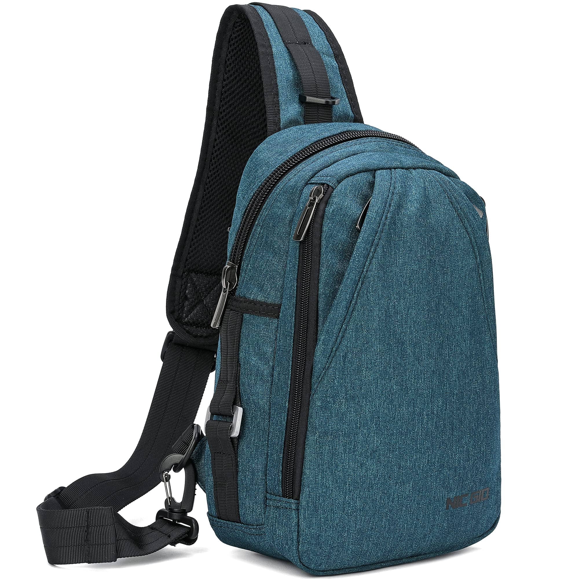 Chest Shoulder Backpack Blue-Green-fits-Ipad